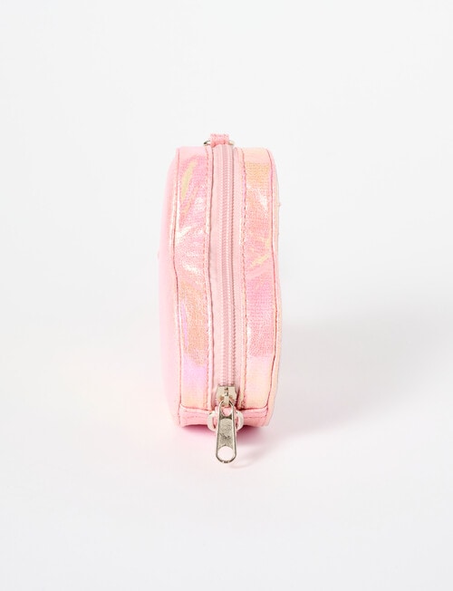 Mac & Ellie Heart Sequin Cross Body Bag, Fondant Pink product photo View 04 L