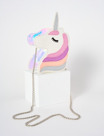 Mac & Ellie Unicorn Cross Body Bag, Pink product photo