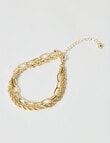 Whistle Accessories Multi Chain Bracelet Set, Gold Tone product photo