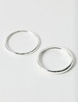 Whistle Accessories Solid Bangle Set, 2-Pack, Silver Plated product photo View 02 S