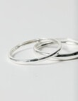 Whistle Accessories Solid Bangle Set, 2-Pack, Silver Plated product photo View 04 S