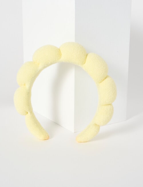 Switch Quilted Headband, Lemon product photo