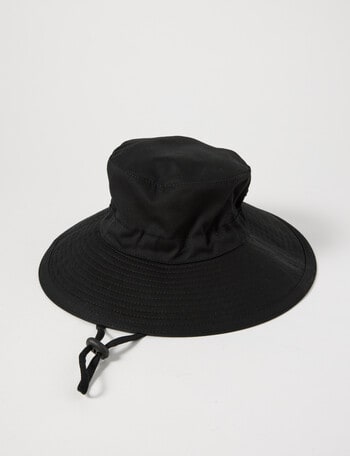 Mac & Ellie Wide Brim Bucket Hat, Black product photo