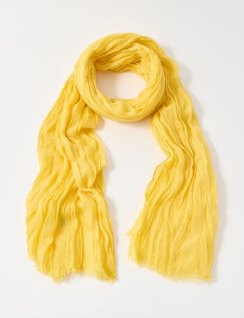 Boston + Bailey Crinkle Lightweight Scarf, Pineapple product photo