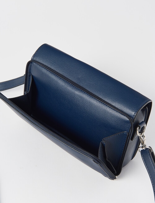 Boston + Bailey Double-Sided Foldover Crossbody Bag, Navy product photo View 05 L