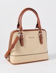 Boston + Bailey Contrast Shopper, Cream & Tan product photo