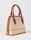 Boston + Bailey Contrast Shopper, Cream & Tan product photo View 04 S