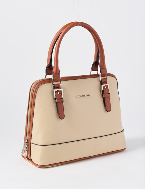 Boston + Bailey Contrast Shopper, Cream & Tan product photo View 06 L