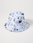 Mac & Ellie Tie Dye Reversible Bucket Hat, Blue & Grey product photo