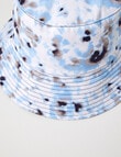 Mac & Ellie Tie Dye Reversible Bucket Hat, Blue & Grey product photo View 03 S