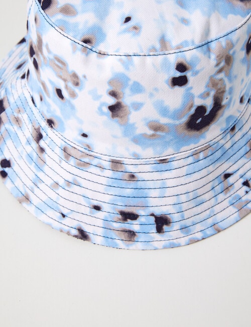 Mac & Ellie Tie Dye Reversible Bucket Hat, Blue & Grey product photo View 03 L