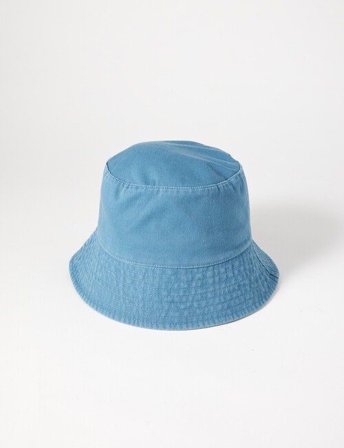 Mac & Ellie Snow Wash Denim Bucket Hat, Blue product photo