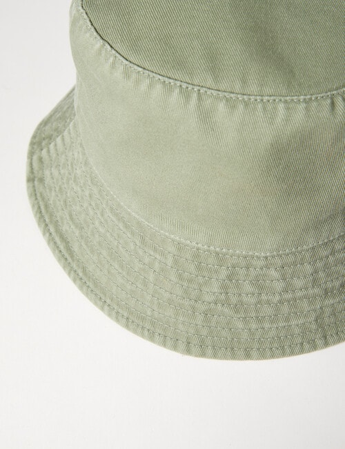 Mac & Ellie Snow Wash Denim Bucket Hat, Dark Leaf product photo View 02 L