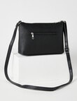 Pronta Moda Rivet Crossbody Bag, Black product photo View 02 S