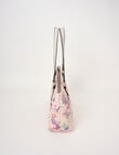 Pronta Moda Floral Tote Bag, Pink Print product photo View 04 S