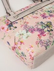 Pronta Moda Floral Tote Bag, Pink Print product photo View 05 S