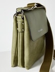 Pronta Moda Astrid Flap Crossbody Bag, Tea Green product photo View 04 S