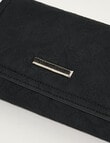 Pronta Moda Lace Embossed Large Wallet, Black product photo View 04 S