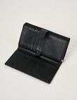 Pronta Moda Lace Embossed Large Wallet, Black product photo View 05 S