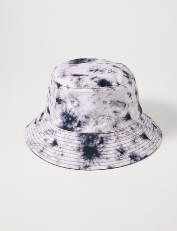 No Issue Tie Dye Reversible Bucket Hat, Charcoal product photo