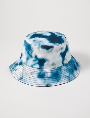 No Issue Tie Dye Reversible Bucket Hat, Navy product photo