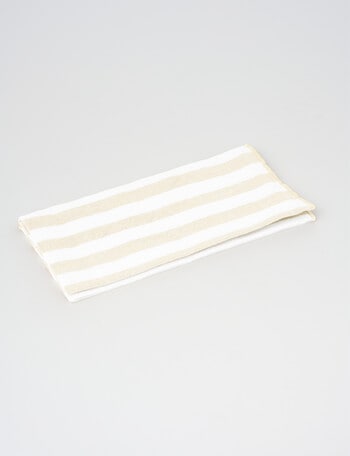 Bosa Aspect Napkin, 45cm, Natural Stripe product photo