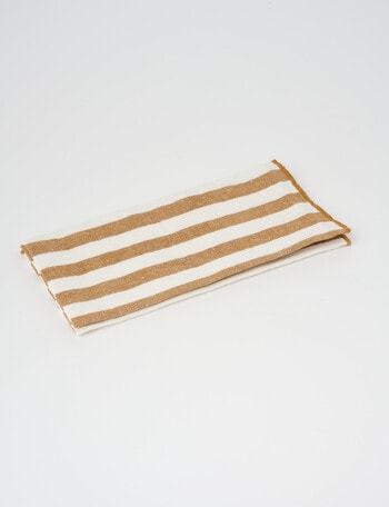 Bosa Aspect Napkin, 45cm, Rust Stripe product photo