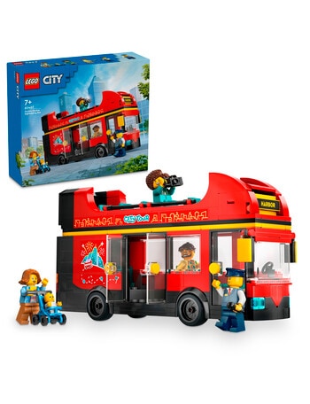 Lego City Red Double-Decker Sightseeing Bus, 60407 product photo