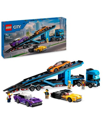 Lego City Car Transporter Truck with Sports Cars, 60408 product photo
