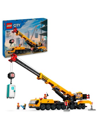 LEGO City Yellow Mobile Construction Crane, 60409 product photo