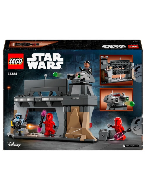 LEGO Star Wars Paz Vizsla and Moff Gideon Battle, 75386 product photo View 08 L