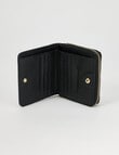 Boston + Bailey Leather Medium Wallet, Black product photo View 03 S