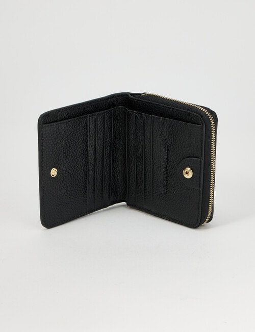 Boston + Bailey Leather Medium Wallet, Black product photo View 03 L