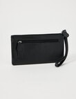 Boston + Bailey Leather Wristlet Pouch Wallet, Black product photo View 03 S