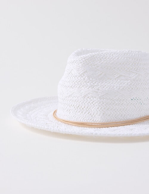 Zest Resort Panama Hat, White product photo View 02 L