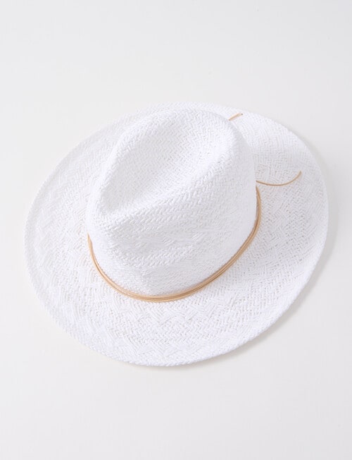 Zest Resort Panama Hat, White product photo View 03 L