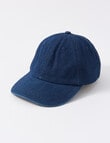 Mineral Denim Cap, Dark Indigo product photo