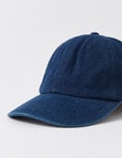 Mineral Denim Cap, Dark Indigo product photo View 02 S