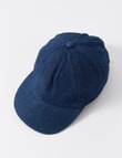 Mineral Denim Cap, Dark Indigo product photo View 05 S