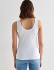 Bodycode Reversible Tank Top, White product photo View 02 S