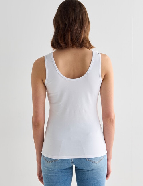 Bodycode Reversible Tank Top, White product photo View 02 L