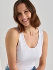 Bodycode Reversible Tank Top, White product photo View 06 S