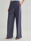 Whistle Man Style Pinstripe Pant, Navy product photo