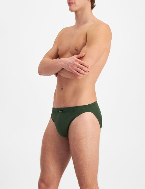 Bonds Action Brief, 4-Pack, Denim Fade, Greyhound, Green Team & Black product photo View 02 L