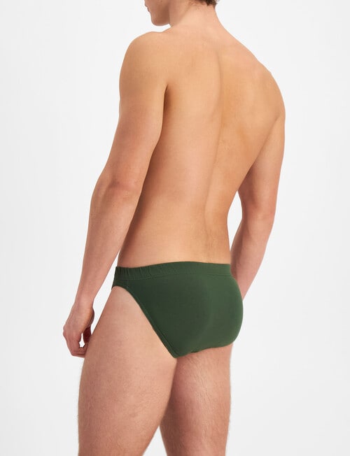 Bonds Action Brief, 4-Pack, Denim Fade, Greyhound, Green Team & Black product photo View 03 L