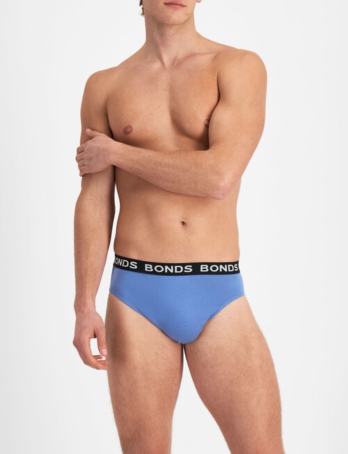 Bonds Hipster Brief, 4-Pack, Denim Fade, Green Team, Atlantic Velvet & Black product photo