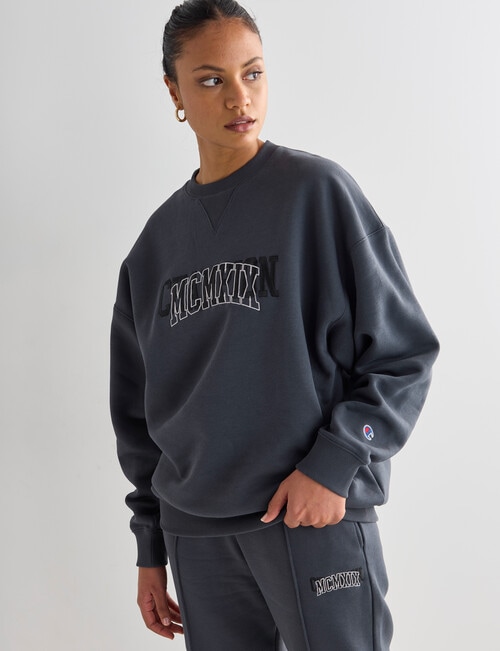 Champion Rochester MCMXIX Crew Sweatshirt, Stealth product photo View 05 L