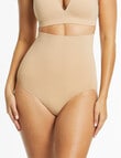 Ambra Re-Shape High Waisted Brief, Nude, 8/10-16/18 product photo