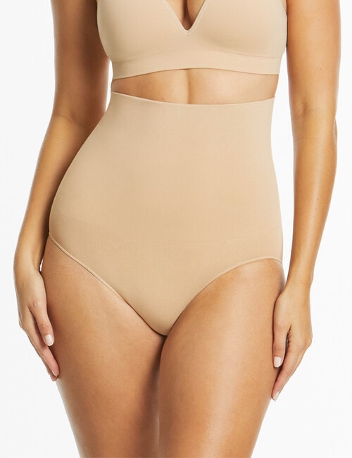 Ambra Re-Shape High Waisted Brief, Nude, 8/10-16/18 product photo