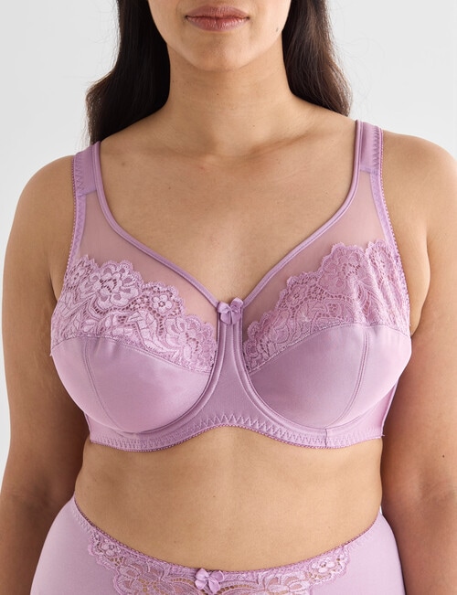 Caprice Milano Underwire Bra, Lavender Mist, D-F product photo